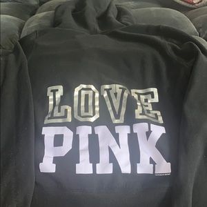 Lightly worn VS Pink zip up hoodie